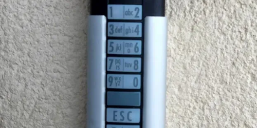 Télécommande d'une porte de garage