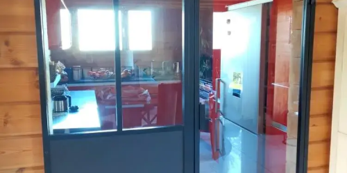 Création d'une verrière verticale